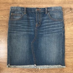 Peek dungarees  Riley Frayed Edge Denim Skirt.